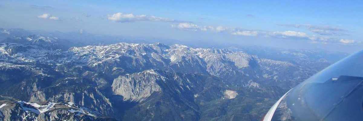 Flugwegposition um 15:40:56: Aufgenommen in der Nähe von Hafning bei Trofaiach, Österreich in 3037 Meter